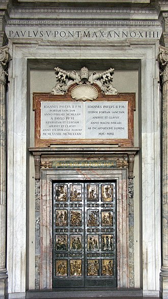 The Holy Door open is on 22 December 2024 at St.Peter’s Basilica